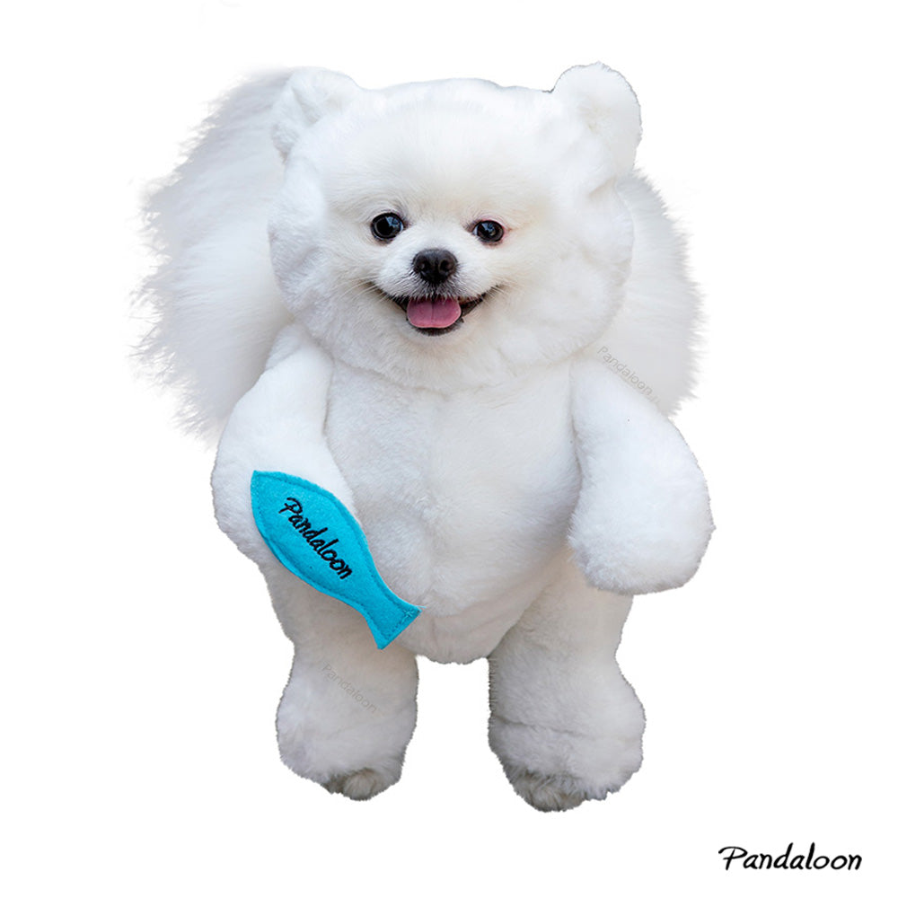 Pandaloon Walking Polar Bear Dog and Pet Costume AS SEEN ON SHARK TA