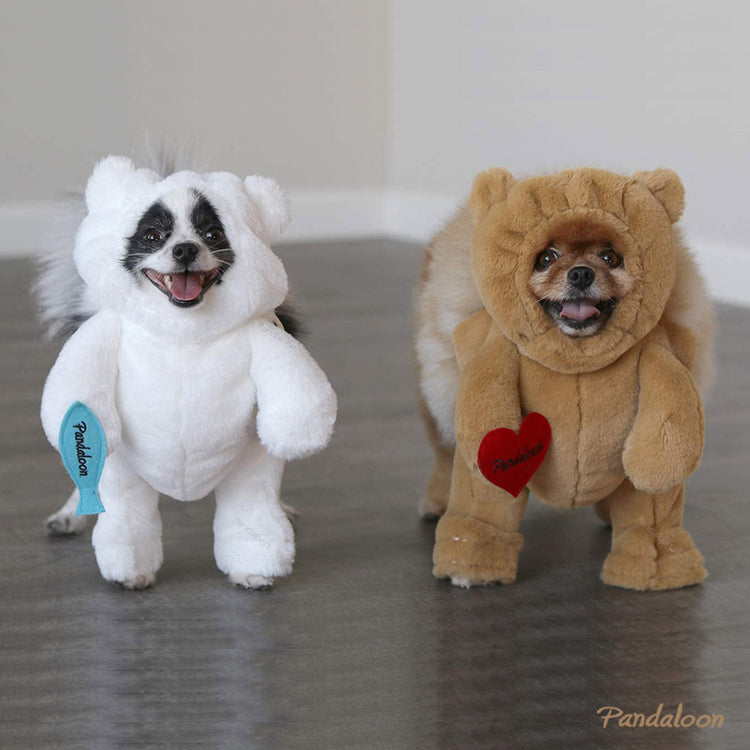 Pandaloon Walking Polar Bear Dog and Pet Costume AS SEEN ON SHARK TA